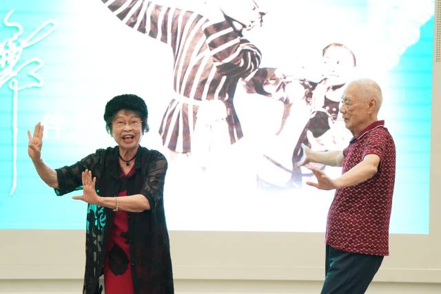 6月2日，陈翘、刘选亮舞蹈伉俪携手再度起舞。