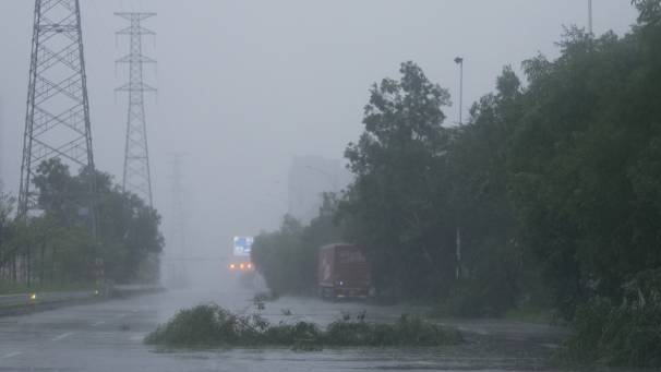 Typhoon Ragasa makes landfall in Yangjiang's Hailing Island