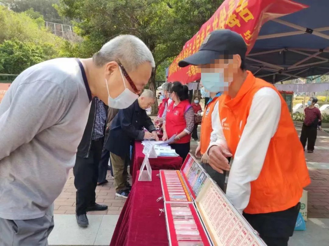 阿俊参加社区禁毒宣讲。通讯员供图