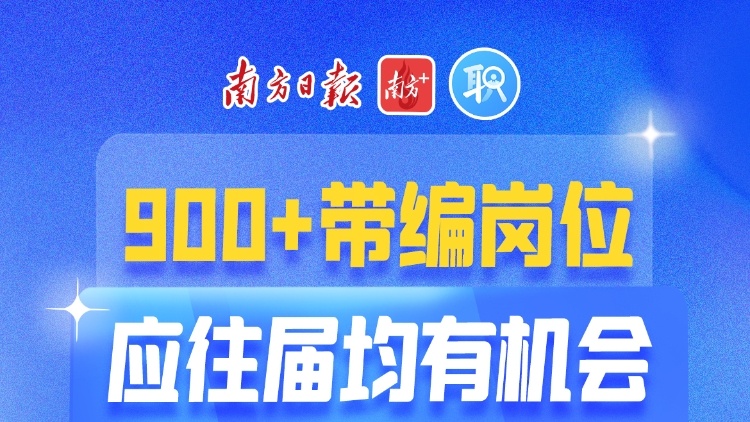 广东发布900+带编岗，应往届均有机会|在+求职 金牌荐岗