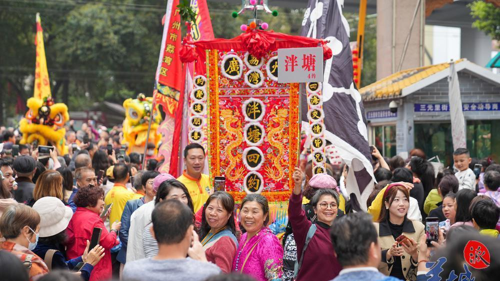 The 600-year-old Lantern Festival celebration in Sanyuanli Village, with over 50 lion dances