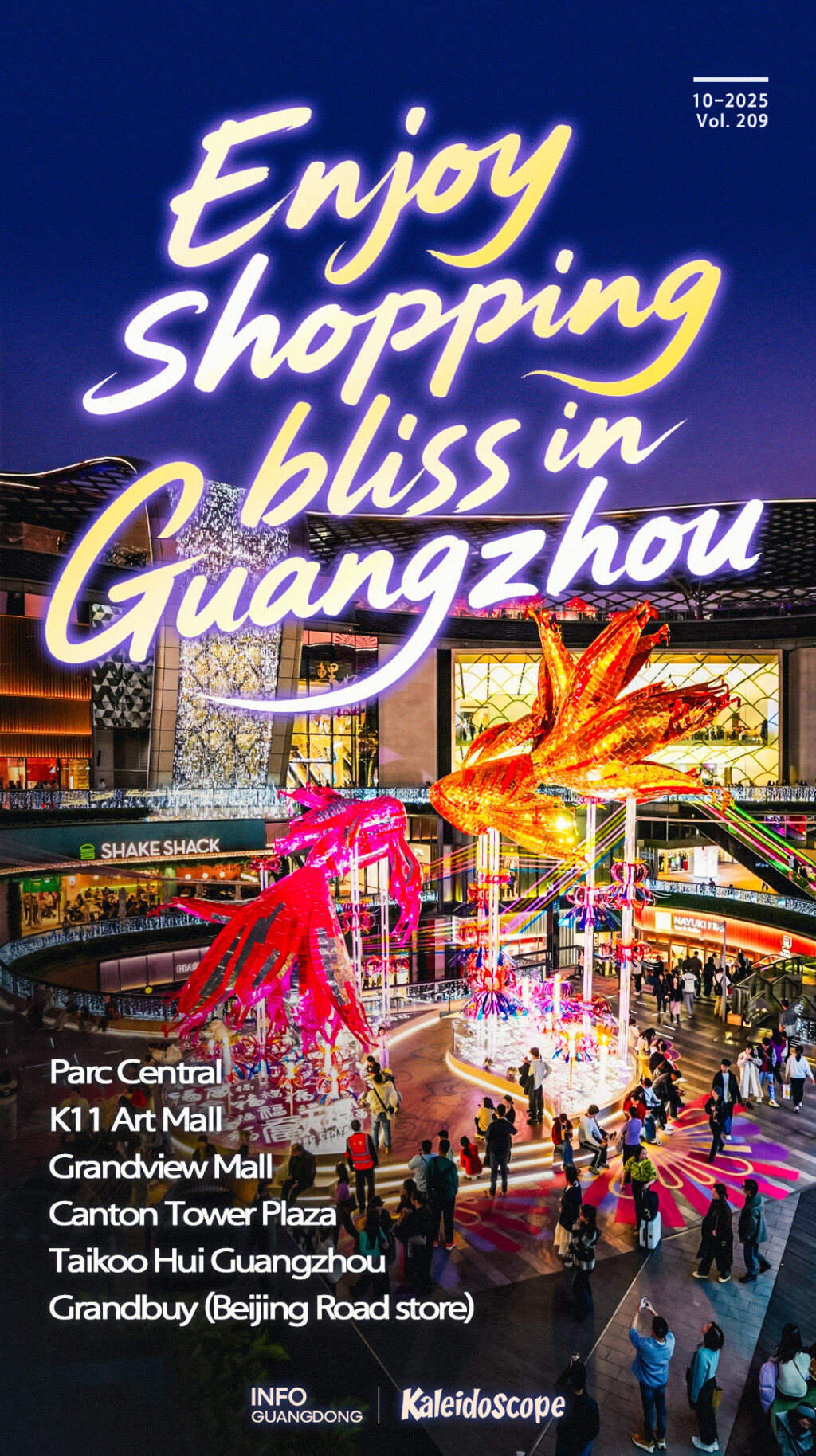 Enjoy shopping bliss in Guangzhou's top malls