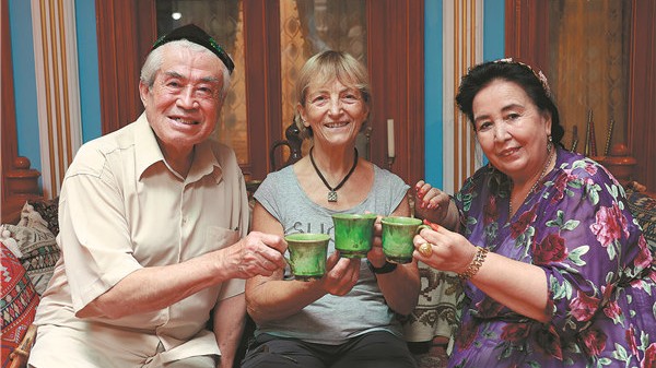 Italian grandmother puts her best foot forward