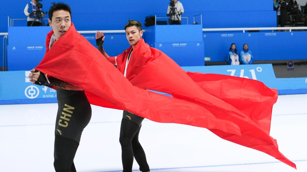 China's Ning Zhongyan wins speed skating men's 1000m gold at Asian Winter Games