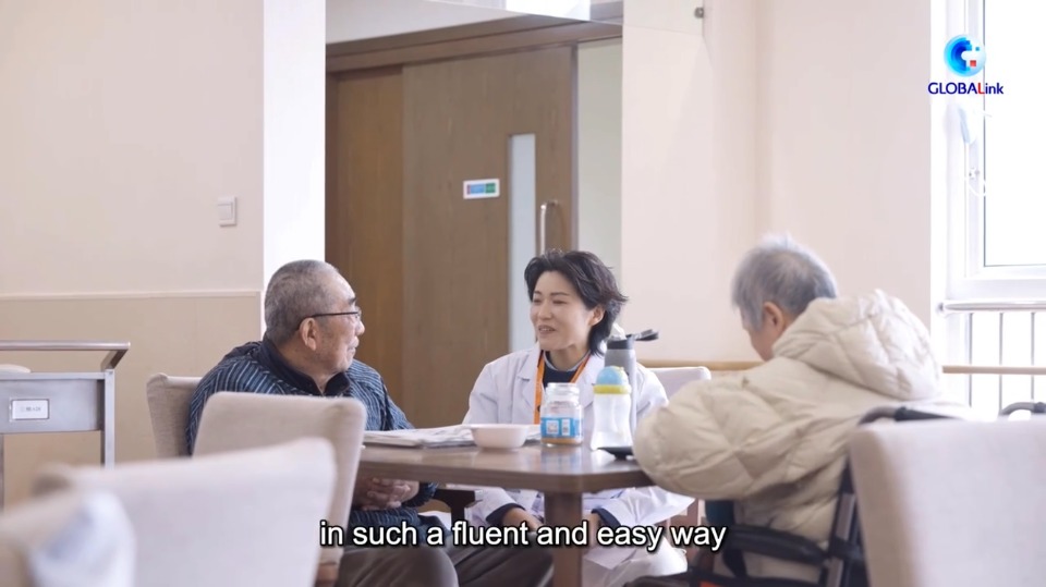 Chinese national lawmaker's care for seniors
