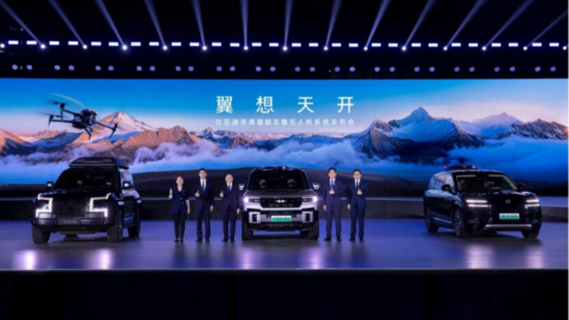 BYD and DJI unveil Lingyuan Smart In-car Drone System, setting a new benchmark for smart mobility