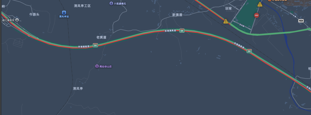 京港澳高速公路韶关市曲江区沙溪镇至宝林山隧道