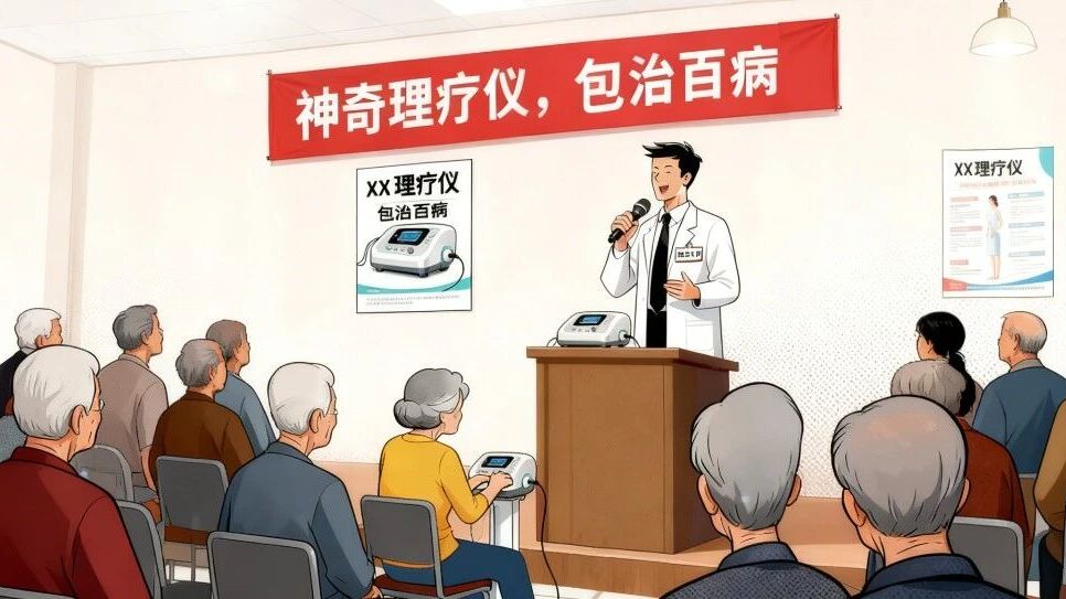条漫 | “神奇理疗仪”包治百病？别让健康和钱包都“破防”！