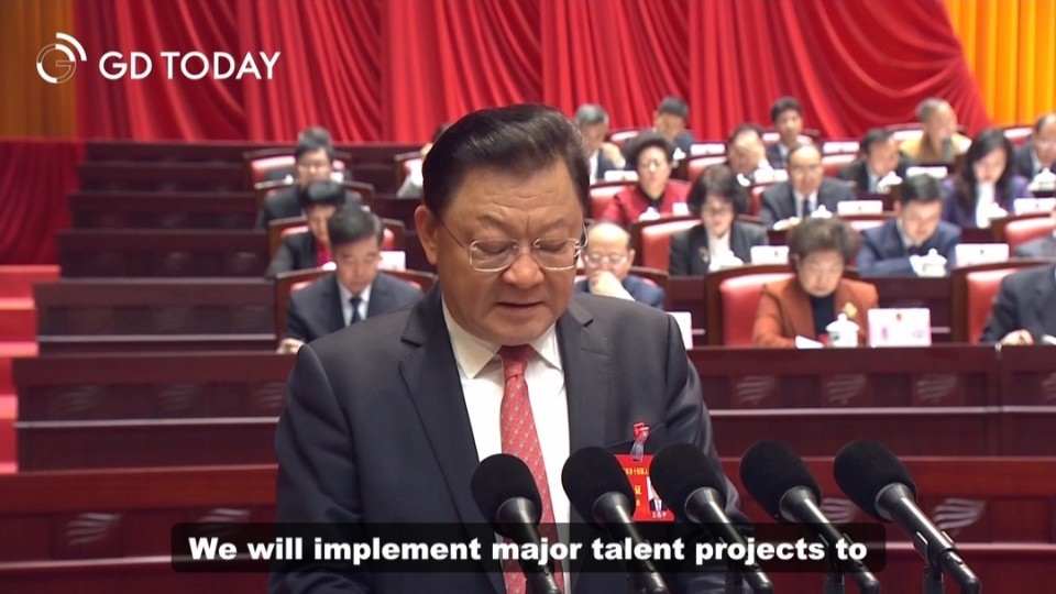 We hope to attract talents from all walks of life to Guangdong to achieve their dreams: Guangdong Governor