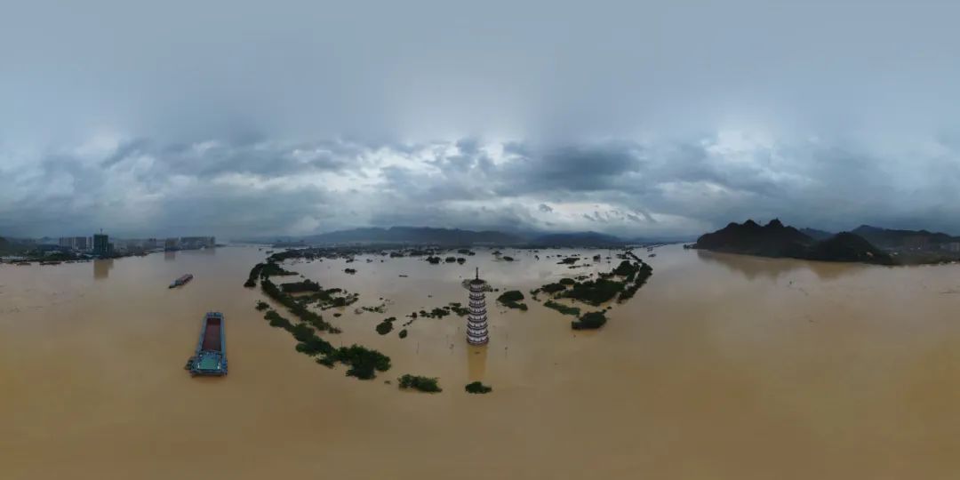 受“暹芭”影响 广东清远部分中小河流出现超警戒水位