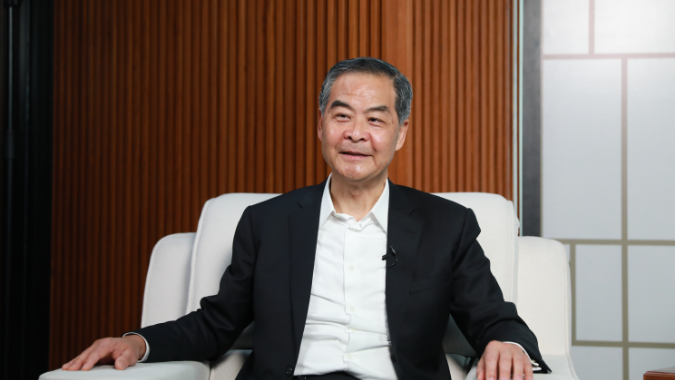梁振英:“湾区之心”是促进粤港合作的重要平台 梁振英:“湾区之心”是促进粤港合作的重要平台