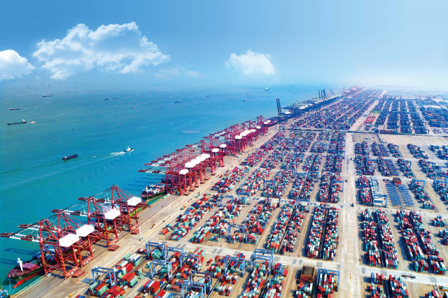 China avança construção da Grande Área da Baía Guangdong-Hong Kong-Macau em Nansha de Guangzhou