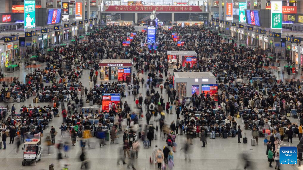 2025 Spring Festival travel rush to begin on January 14, train tickets available from Dec 31