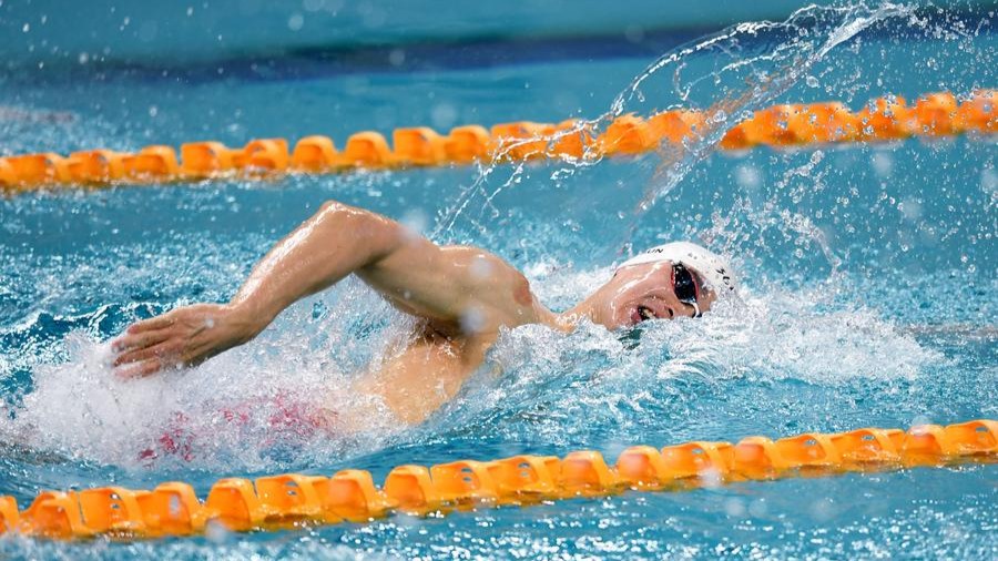 Sun Yang makes a splash with silver at National Spring Swimming Championships