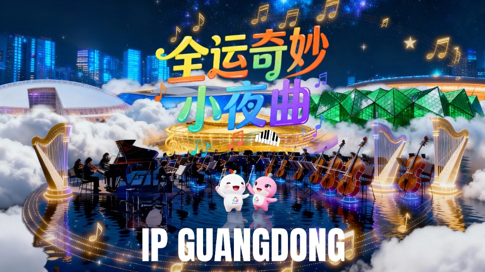 IP Guangdong AIGC animation: Before opening ceremony, National Games venues resonate with a wonderful serenade