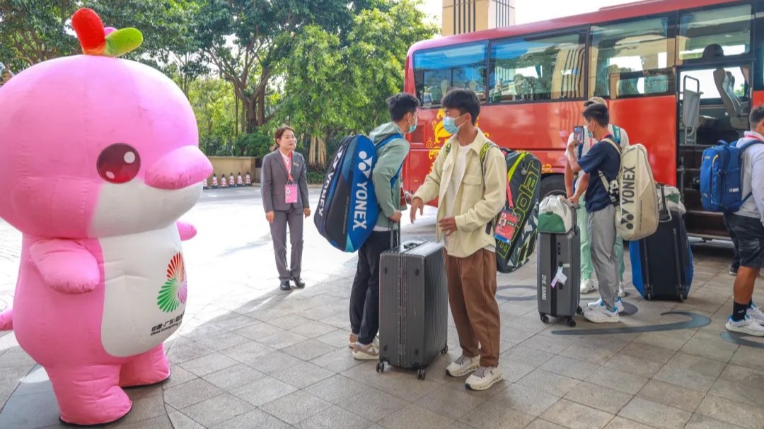 Protagonistas chegaram! Tenistas de todo o país desembarcam em Hengqin para os 15o Jogos Nacionais