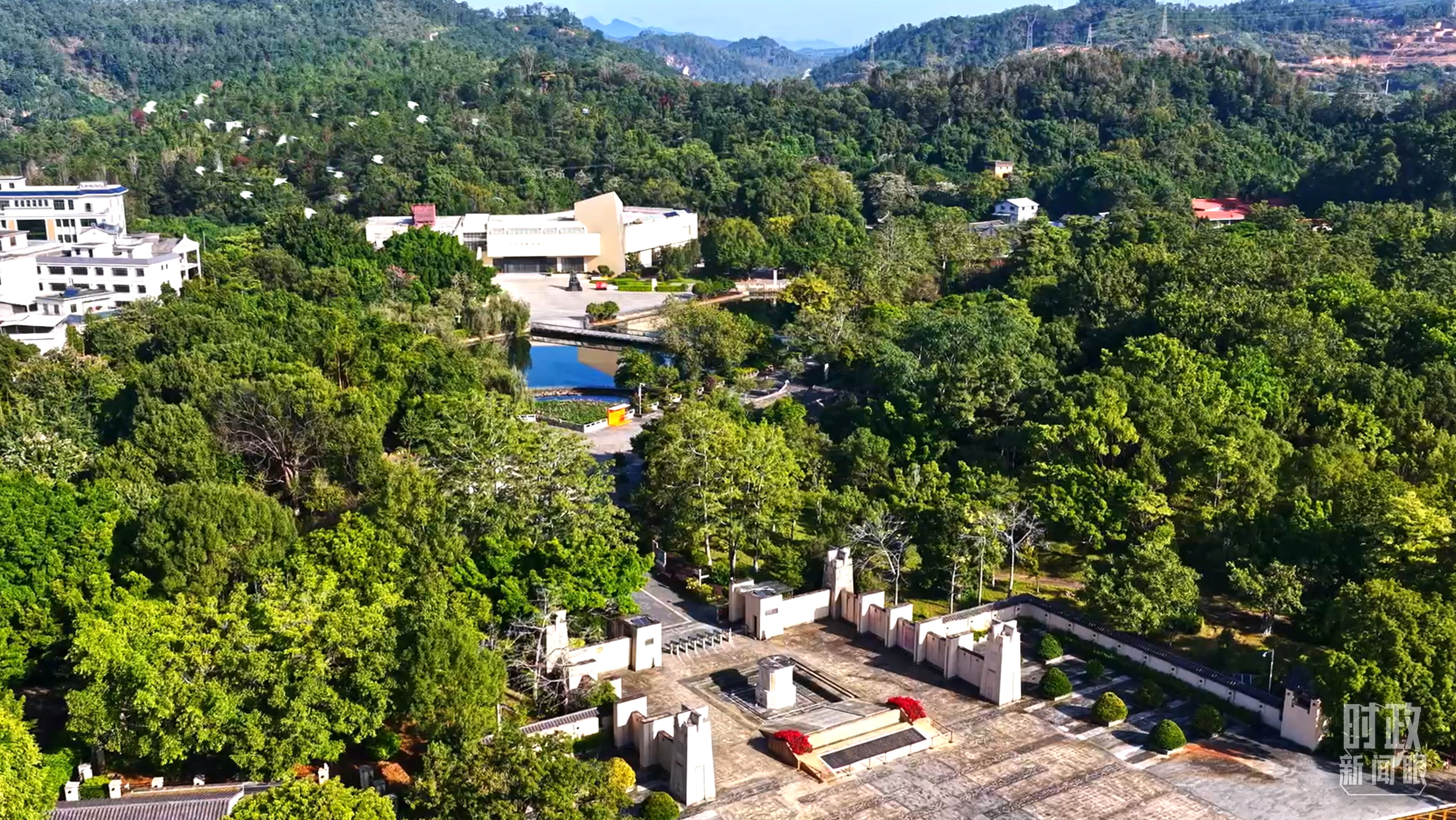 △叶剑英纪念园。（总台央视记者范凯拍摄）