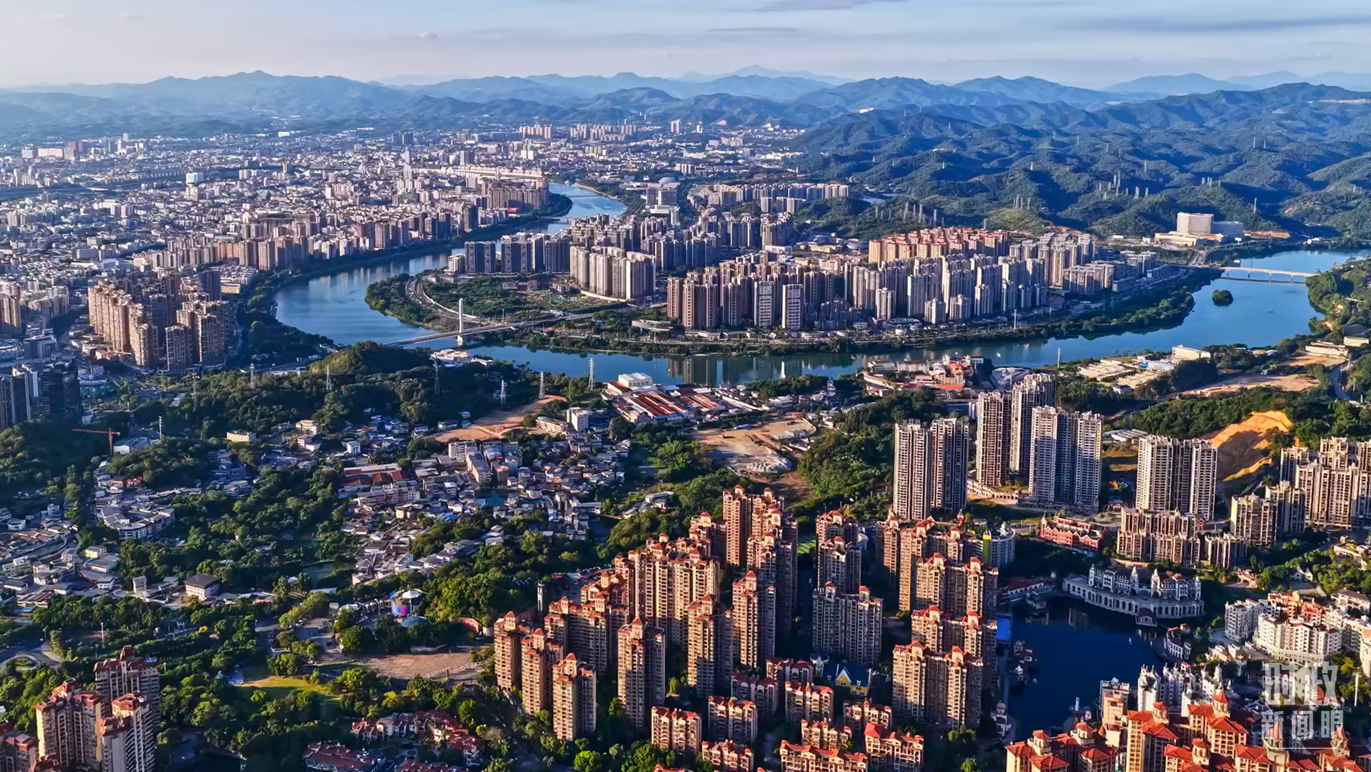 △梅州市。（总台央视记者范凯拍摄）