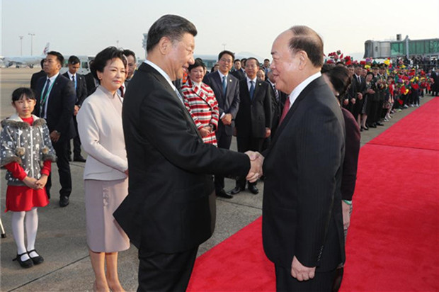 President Xi leaves for Beijing after attending return anniversary celebrations in Macao