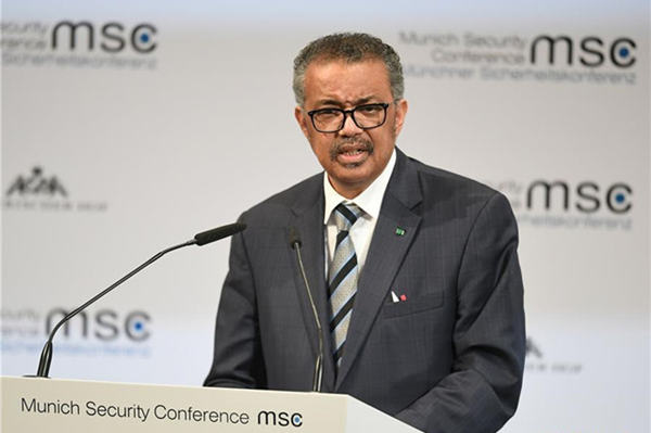 WHO chief calls for solidarity in fighting epidemics