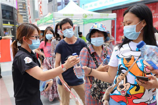 Hotel supports anti-pandemic fight in Guangzhou