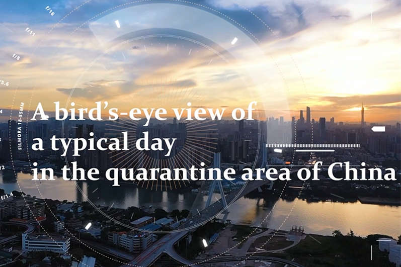 A bird’s-eye view of a typical day in the quarantine area of Guangzhou