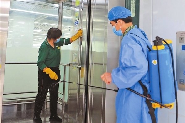 Metro stations cleaned and disinfected