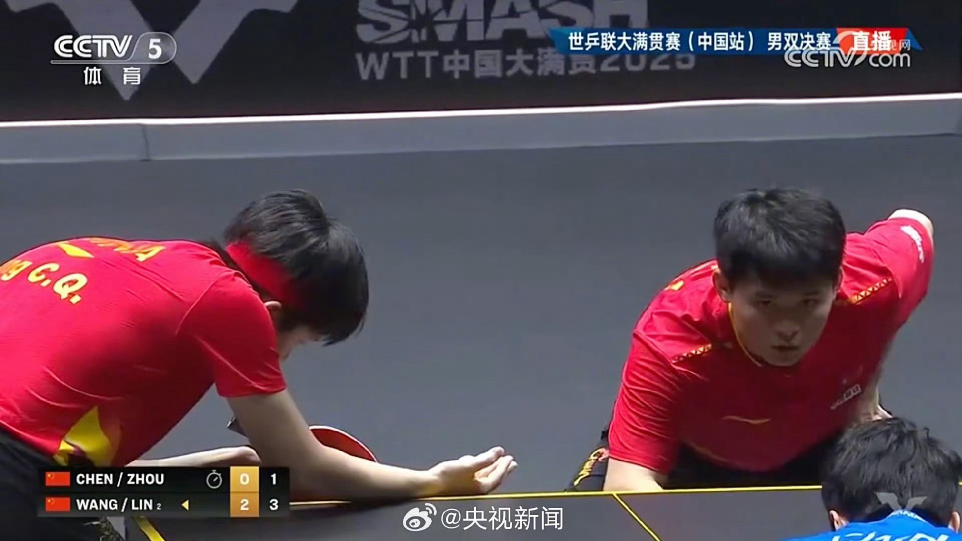 祝贺！王楚钦/林诗栋夺得WTT中国大满贯男双冠军