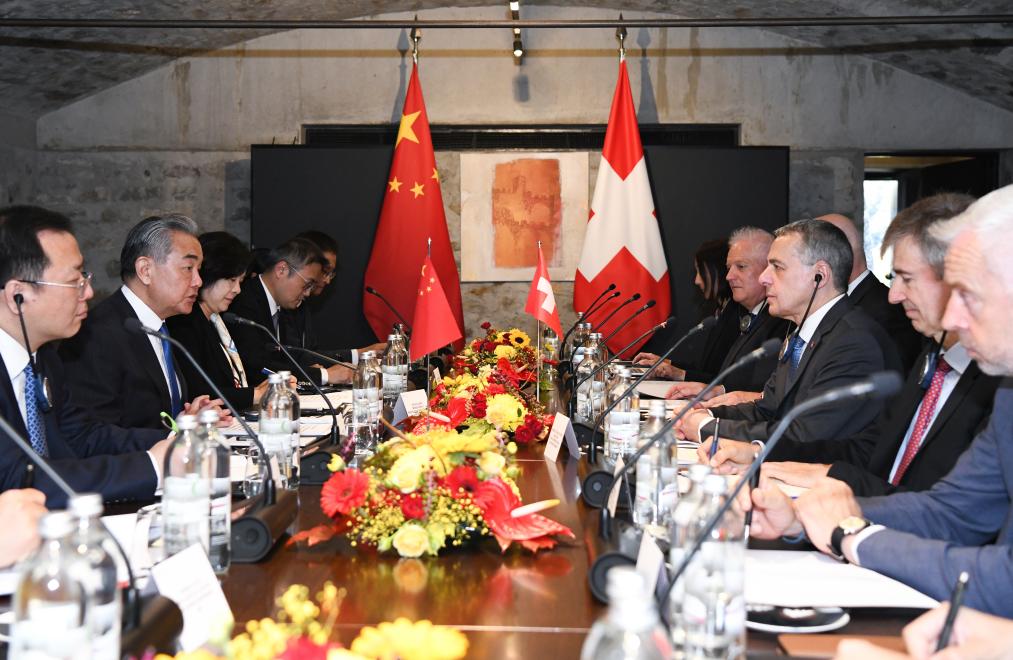 China, Switzerland issue joint document to deepen cooperation, advance strategic partnership