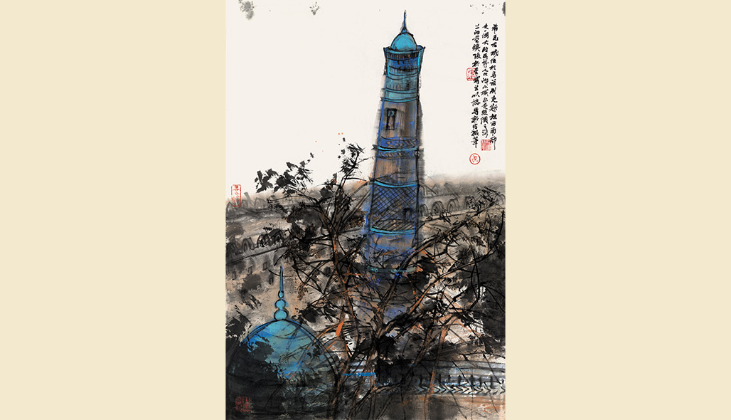 张新星《希瓦古城（一）》