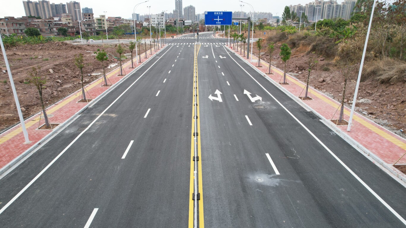 罗定市素龙街道：再增一条城市道路，赋能“百千万工程”