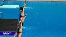陈艺文/昌雅妮夺得杭州亚运会跳水女子双人3米板金牌 陈艺文/昌雅妮夺得杭州亚运会跳水女子双人3米板金牌