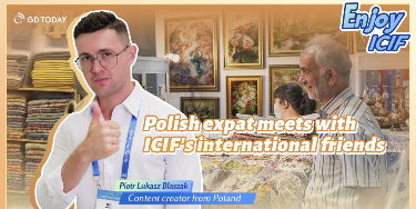 Polish expat meets with ICIF's international friends