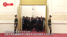 习近平和彭丽媛同外方领导人夫妇共同步入金色大厅 习近平和彭丽媛同外方领导人夫妇共同步入金色大厅