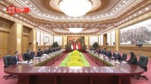 习近平同印度尼西亚总统佐科会谈 习近平同印度尼西亚总统佐科会谈