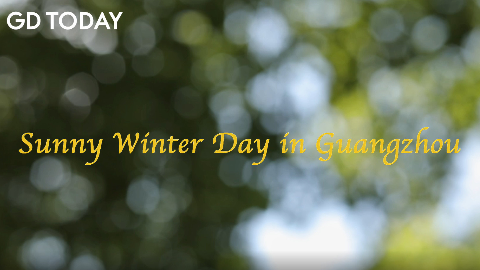 Sunny Winter Day in Guangzhou