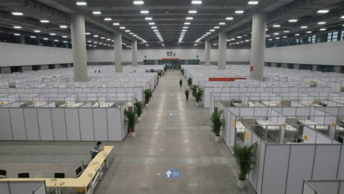 广州琶洲5个方舱医院全部交付使用 可提供床位超3.7万个