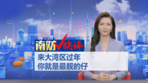 南财V快评:来大湾区过年 你就是最靓的仔 南财V快评:来大湾区过年 你就是最靓的仔