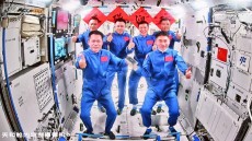 China's Shenzhou-17 astronauts complete handover, returning to Earth on April 30