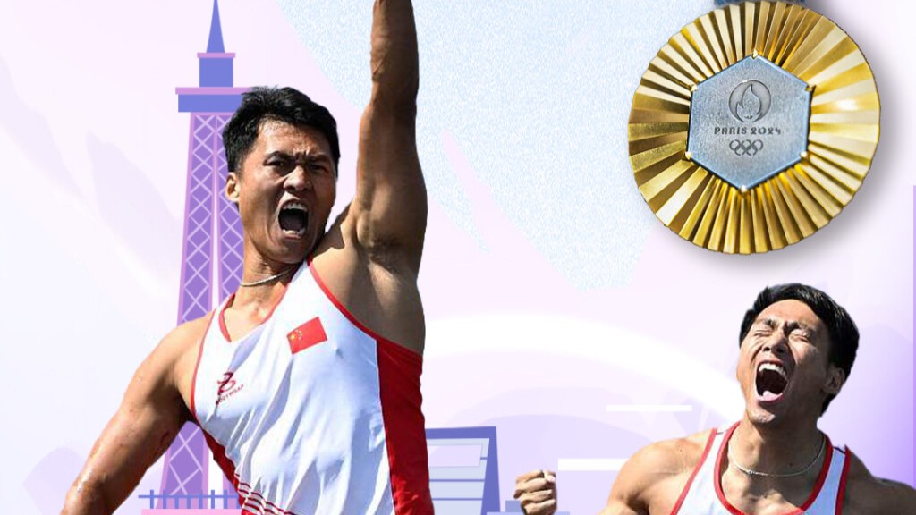 China's Liu/Ji win men's canoe double 500m gold at Paris Olympics