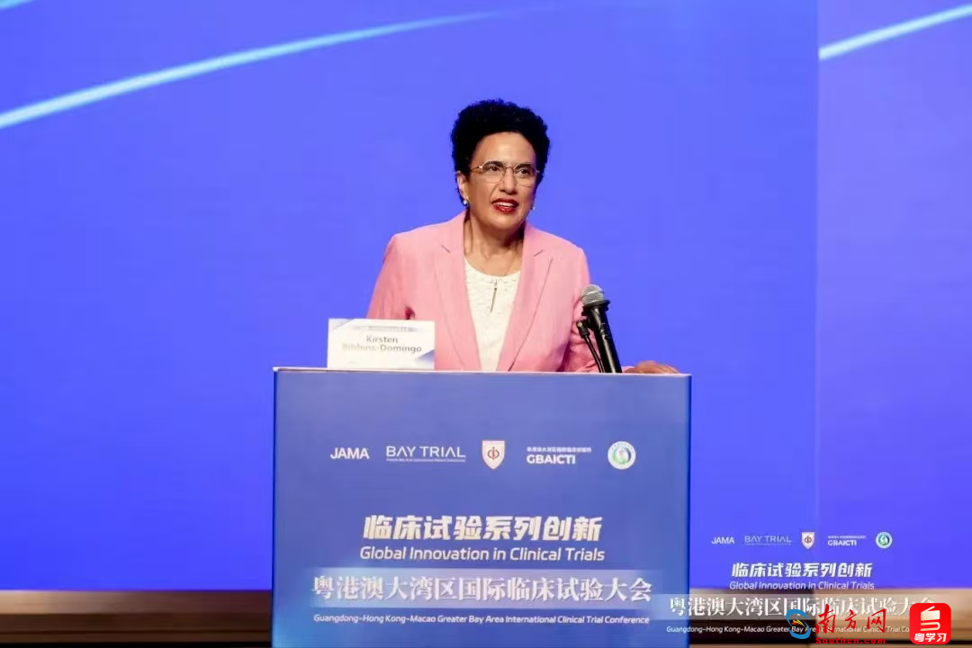 JAMA主编Dr. Kirsten Bibbins-Domingo发言。
