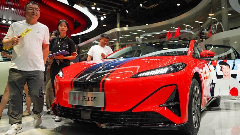 Cutting-edge tech on display at Changchun auto show in northeast China