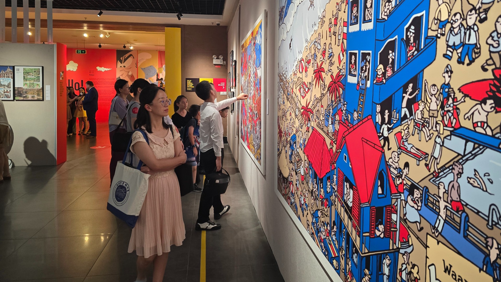 Belgium-Zhongshan Comic Cultural Exchange Exhibition opens in Zhongshan
