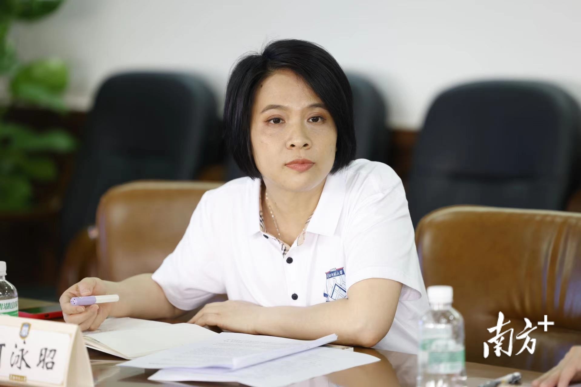 华南师范大学招生考试处副处长何泳昭。