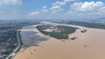 北江洪水全线退水,广州市水务局北江大堤应急专班分批撤离 北江洪水全线退水,广州市水务局北江大堤应急专班分批撤离