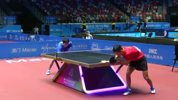 十五运会乒乓球：林诗栋首进全运会男单决赛 将对阵樊振东