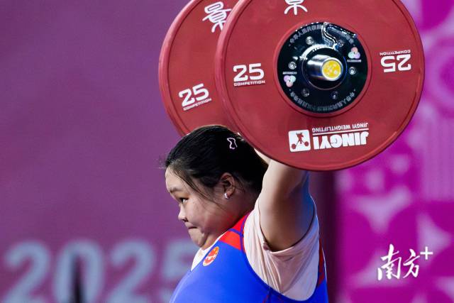 广东选手肖秀媚。