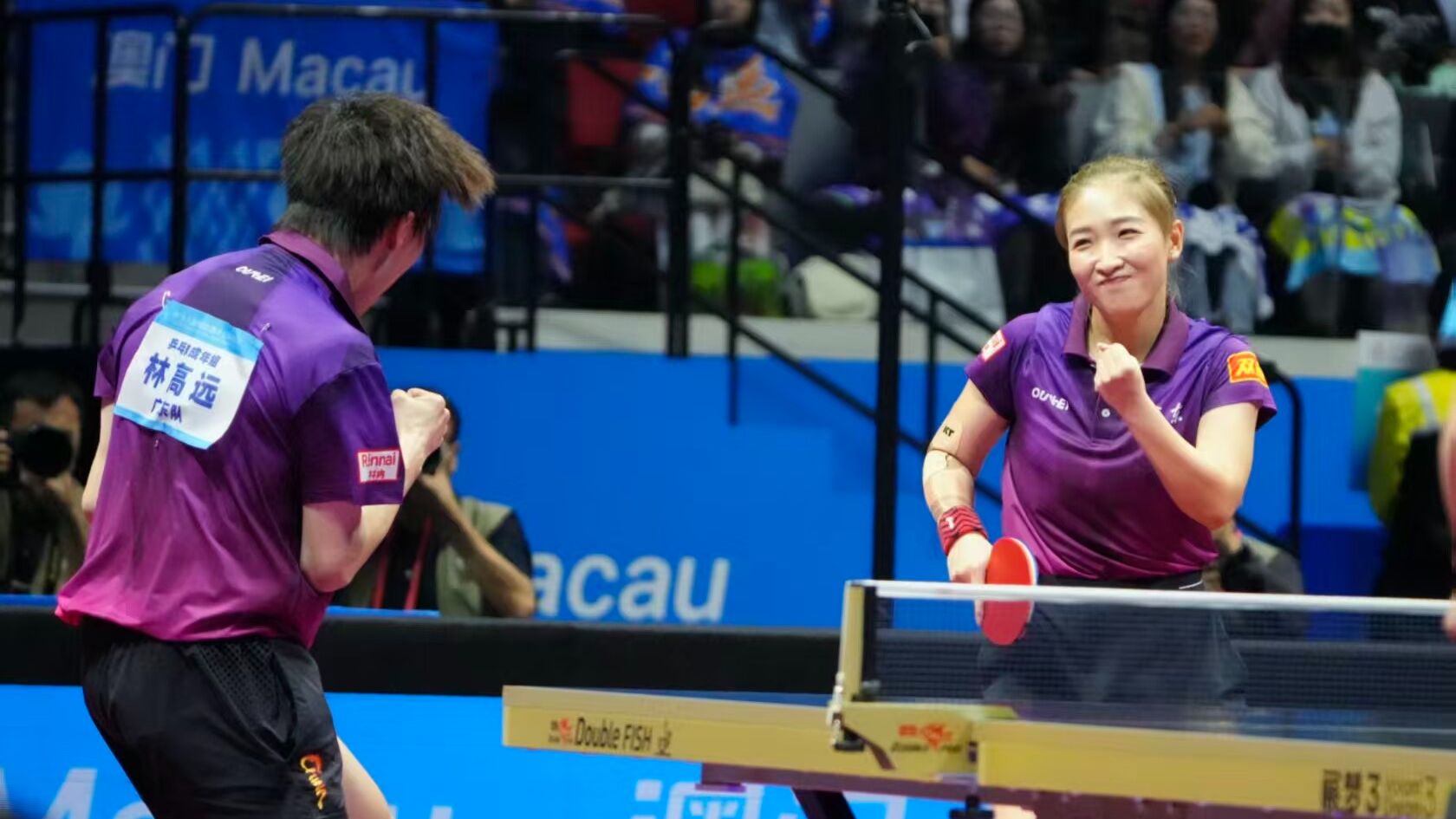 全运时刻｜“诗与远方”组合圆梦十五运会，刘诗雯实现混双卫冕