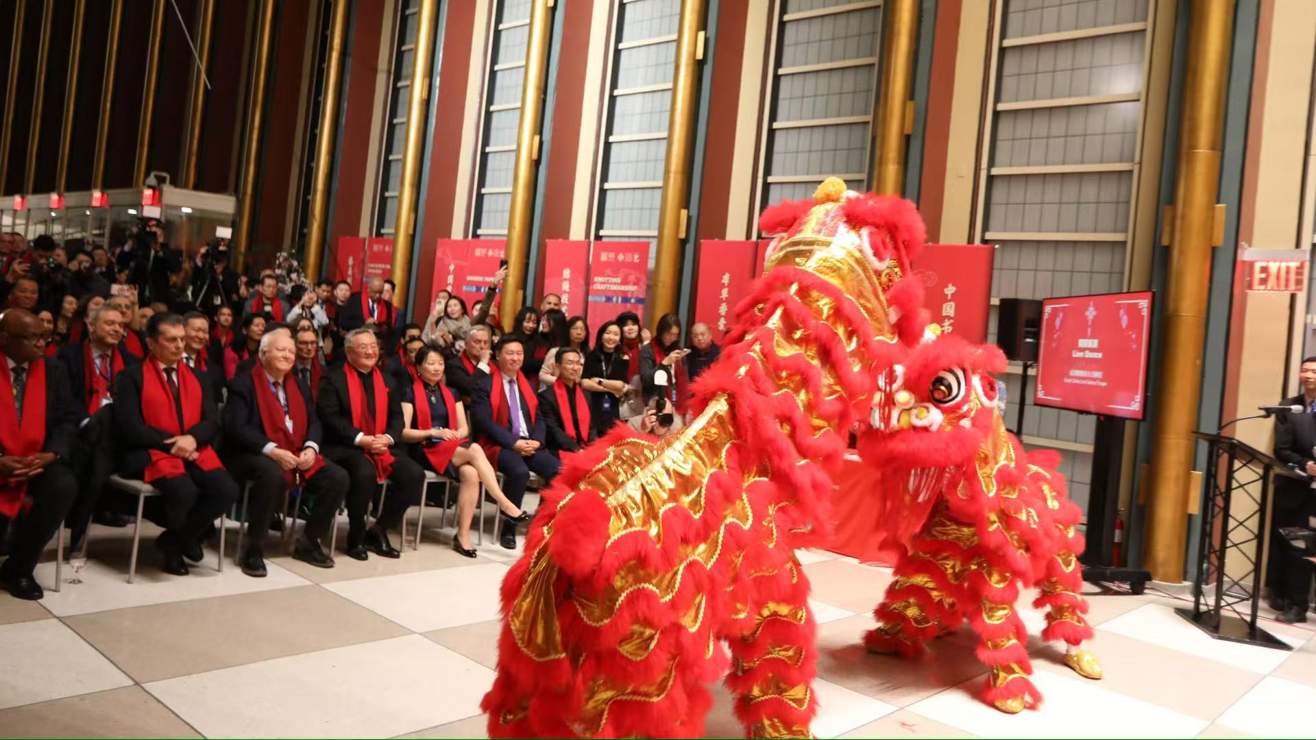 Guangdong lion dance pops up at UN's Chinese New Year celebration