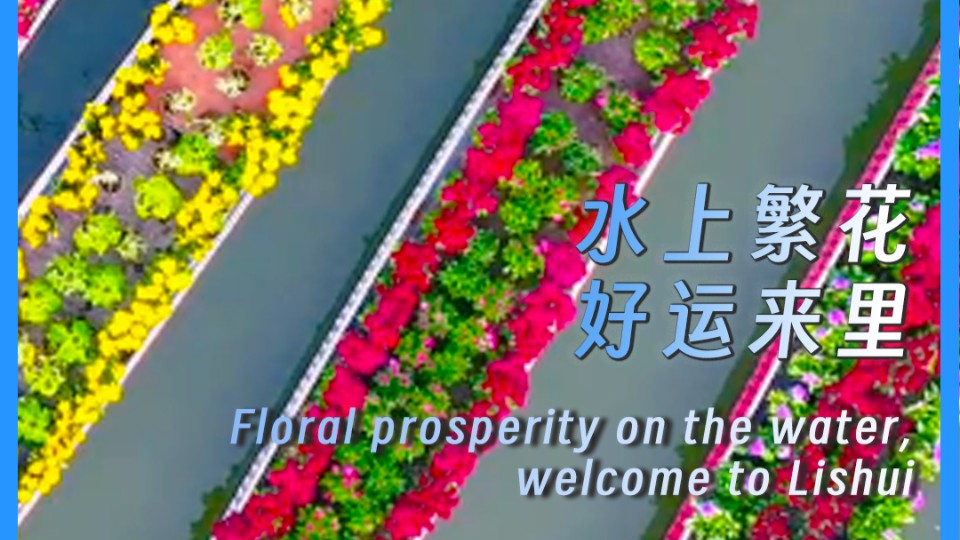 Floral prosperity on the water, welcome to Lishui